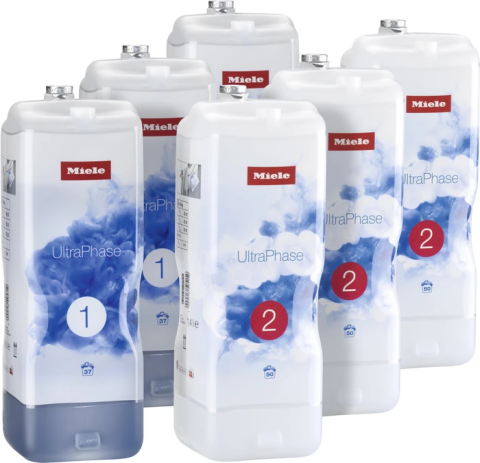 MIELE Set 6 UltraPhase | UltraPhase 1 und 2 Halbjahresvorrat Miele Waschmittel.