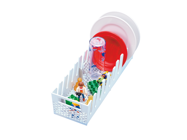 MIELE GMFO| Geschirrspüler Multifunktionskorb mit eigenen Plätzen für Babyflaschen und Kleinteile.
