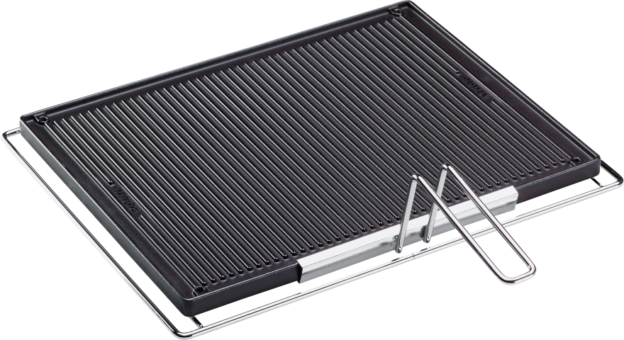 MIELE CSGP1400 Grillplatte D | Grillplatte zum Grillen und Braten von Fleisch, Fisch, Gemüse u.v.a.m.
