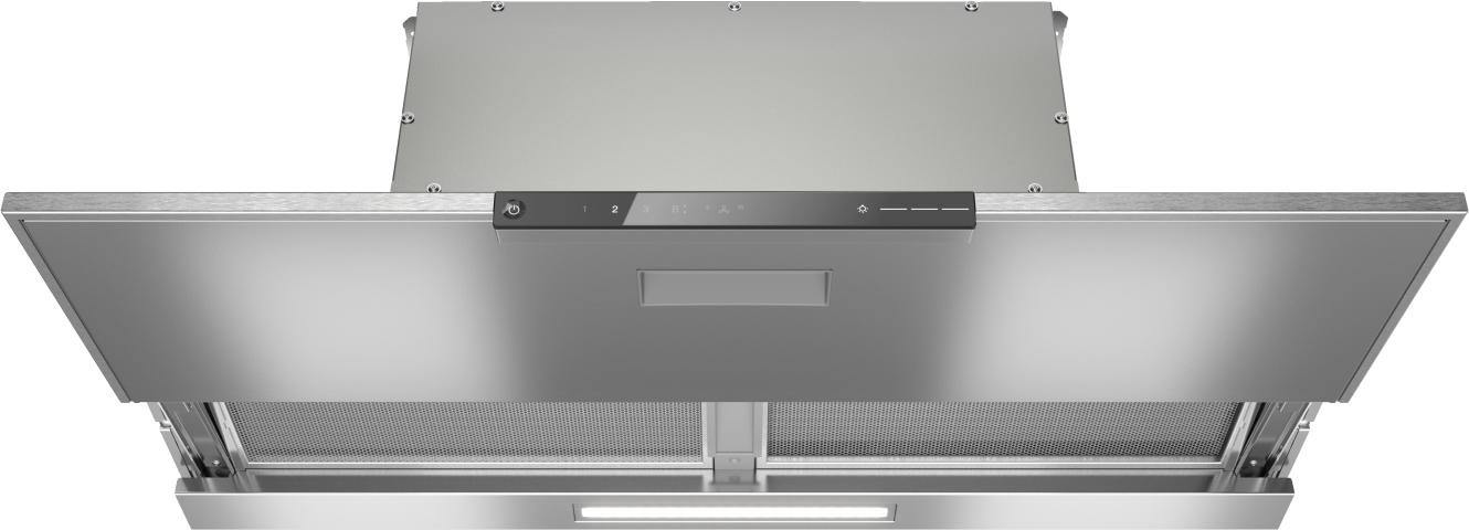 MIELE DAS 8930 EDST | 36 Zoll Flachpaneelhaube mit intuitiver SmartControl White-Bedienung zum Einbau in schmale Oberschränke